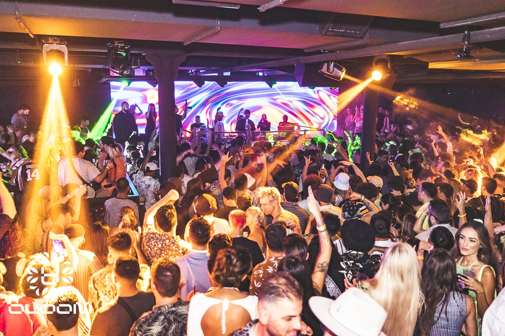 Dance floor at Bloom Nightclub San Diego.
