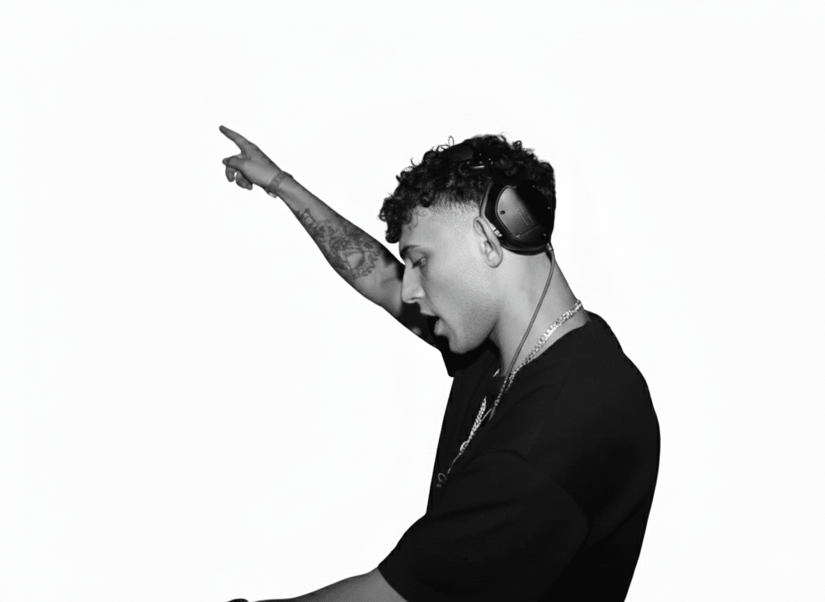 DJ Danny spinning live as the crowd dances at SideBar San Diego