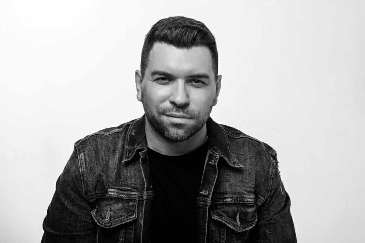 Rick Wonder DJ’ing an energetic set at SideBar San Diego’s nightclub.