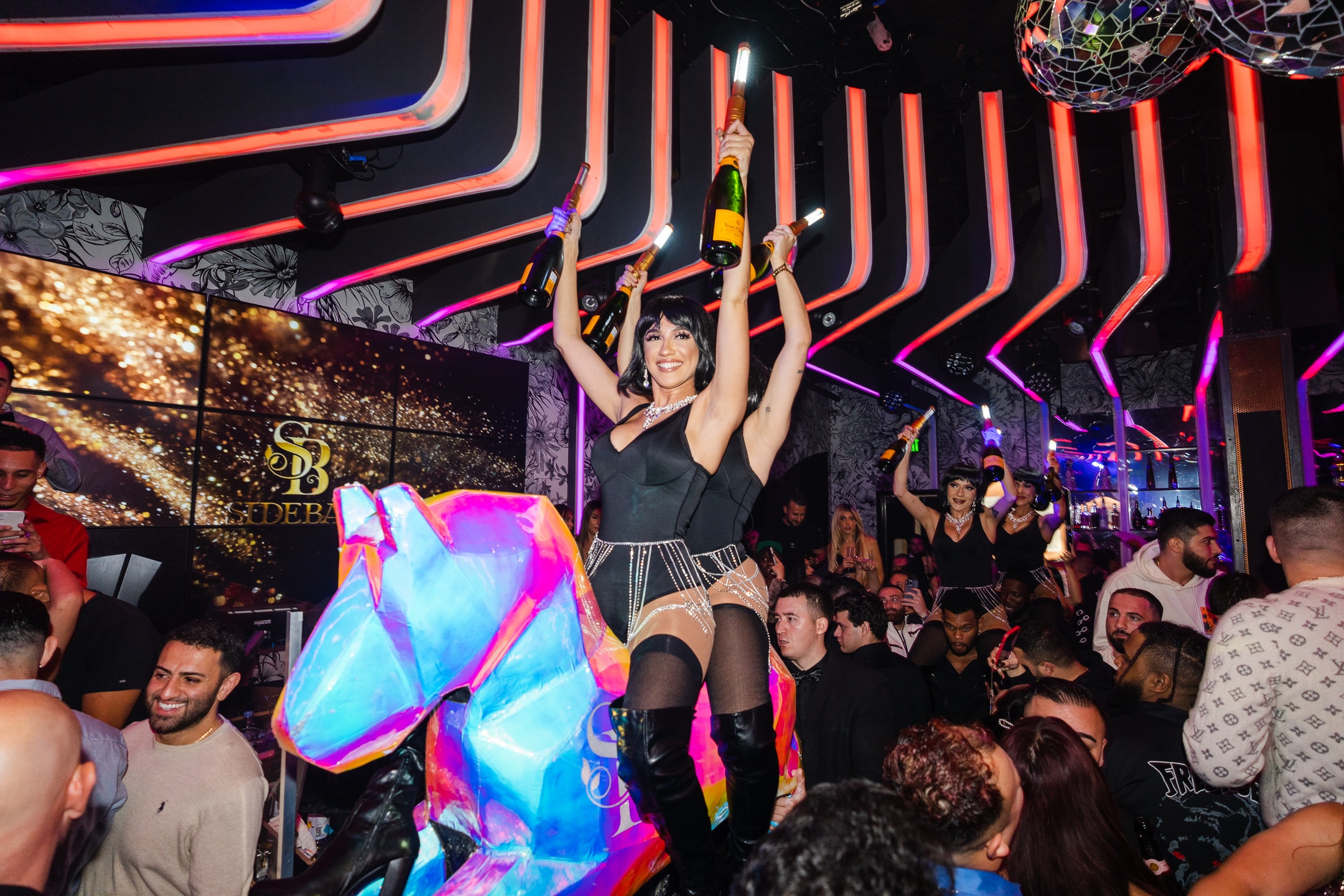 SideBar anniversary celebration with DJ music and nightlife in San Diego.