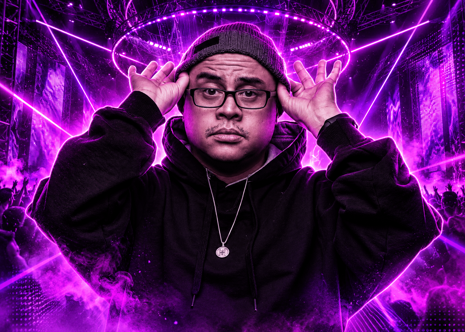 DJ E-Rock performing at SideBar San Diego